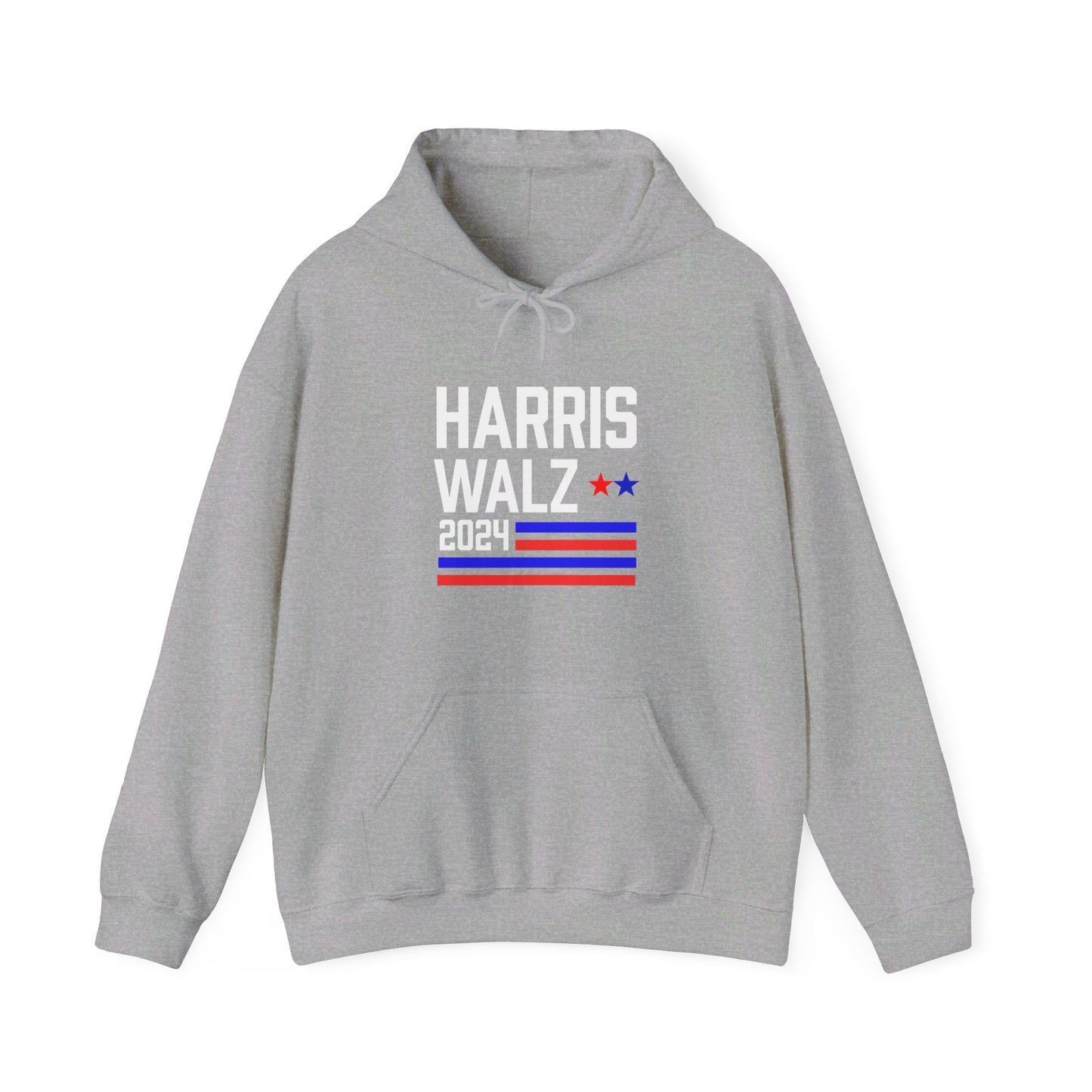 Harris-Walz Flag Striped Premium Hoodie