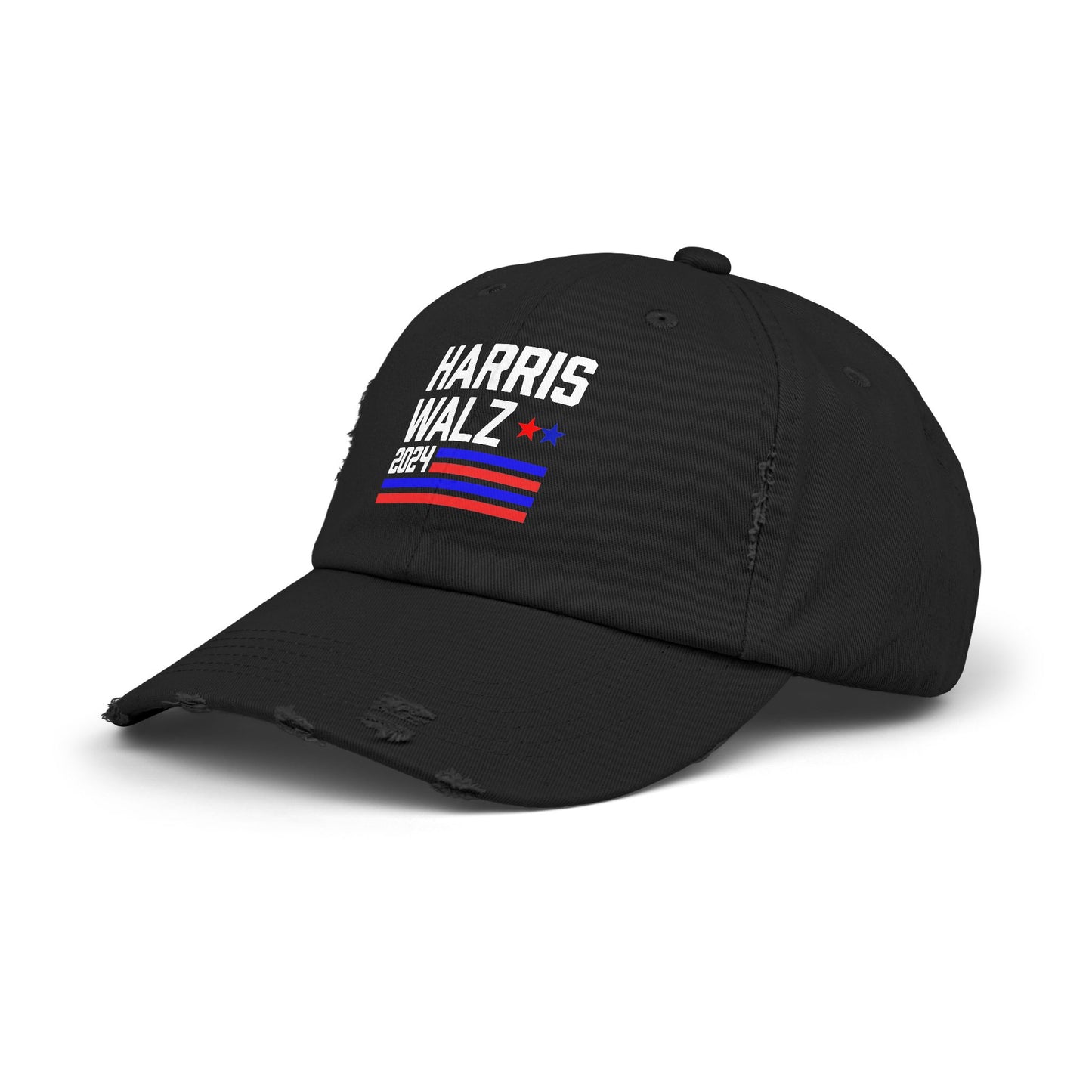 Harris-Walz Flag Striped Cap