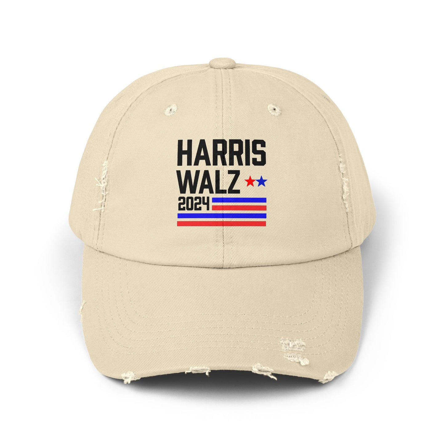 Harris-Walz Flag Striped Cap