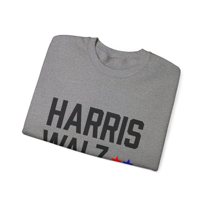 Harris-Walz Harris-Walz Flag Striped Premium Crewneck Sweatshirt