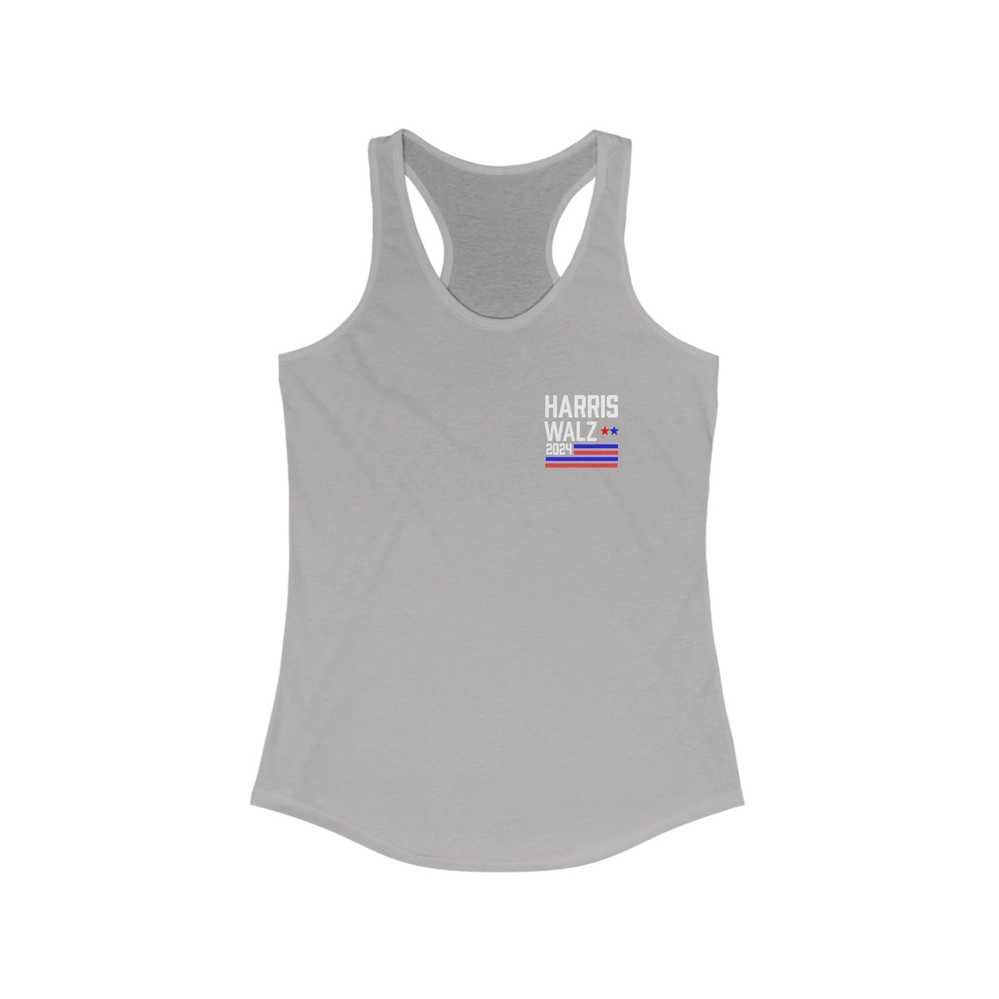 Harris-Walz Women's Flag Striped Racerback Tank