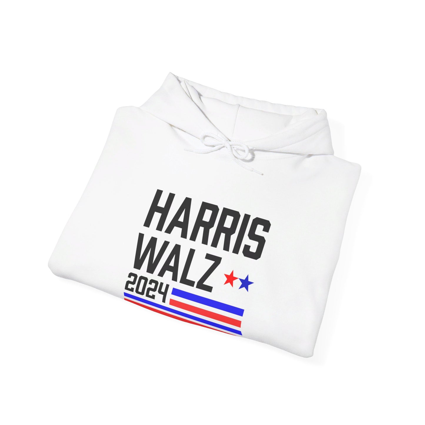 Harris-Walz Flag Striped Premium Hoodie