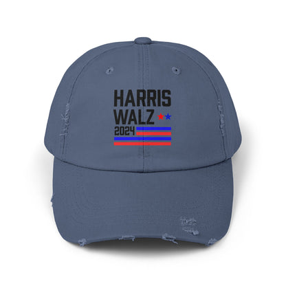 Harris-Walz Flag Striped Cap