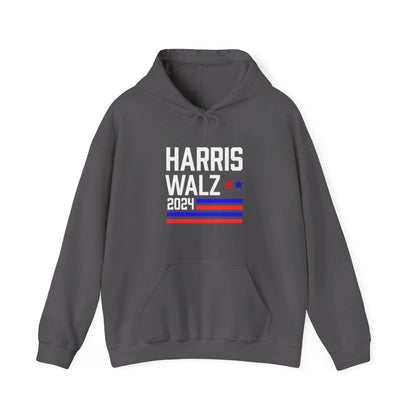 Harris-Walz Flag Striped Premium Hoodie