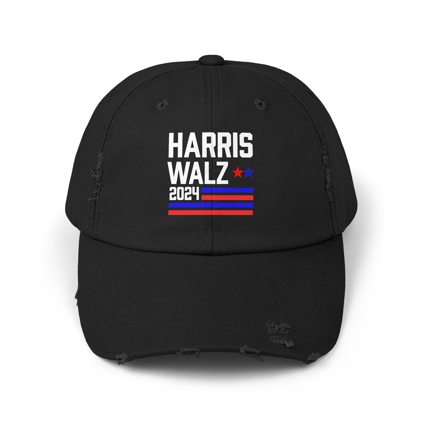 Harris-Walz Flag Striped Cap