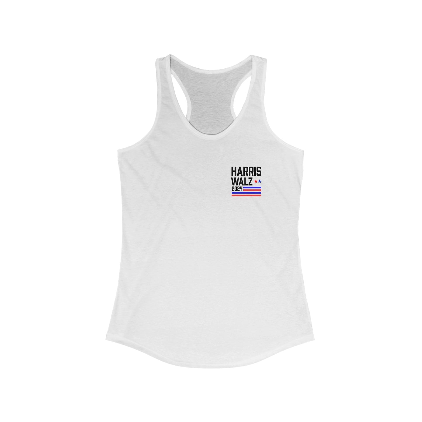 Harris-Walz Women's Flag Striped Racerback Tank