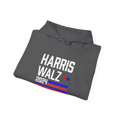 Harris-Walz Flag Striped Premium Hoodie